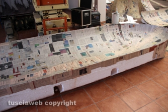 Al lavoro per il traliccio di Gloria