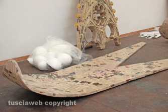 Al lavoro per il traliccio di Gloria