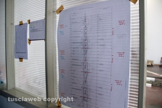 Al lavoro per il traliccio di Gloria