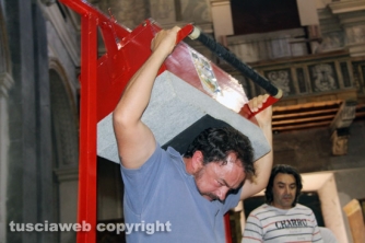 Sodalizio dei facchini - Al via le prove di portata