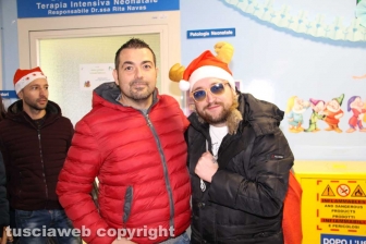 Viterbo - Alberto Mezzetti e Mammorappo a pediatria