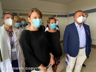 Alessio D'Amato visita il polo riabilitativo di Montefiascone