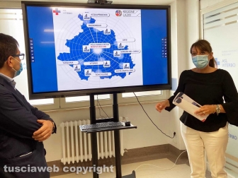 Alessio D'Amato visita il polo riabilitativo di Montefiascone