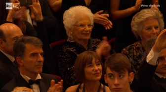 Milano - Liliana Segre alla prima della Tosca alla Scala