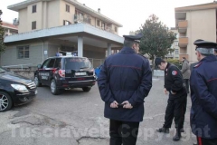 Allarme bomba a Equitalia - L\'intervento dei carabinieri
