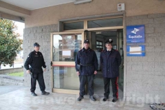 Allarme bomba a Equitalia - L\'intervento dei carabinieri