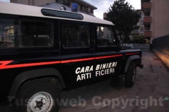 Allarme bomba a Equitalia - L\'intervento dei carabinieri