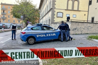 Viterbo - Allarme bomba a piazza della rocca