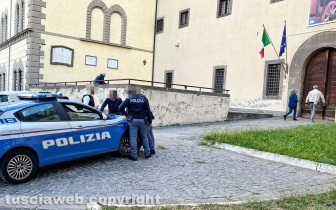 Viterbo - Allarme bomba a piazza della rocca