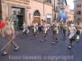 Il corteo degli alpini per le vie della città