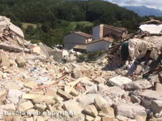 Terremoto - Saletta distrutta