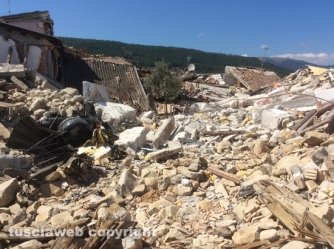 Terremoto - Saletta distrutta
