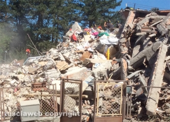 Terremoto - Amatrice distrutta