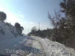 Anche le campagne sotto la neve