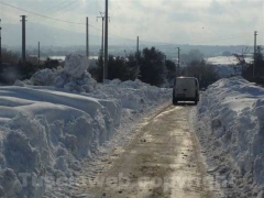 Anche le campagne sotto la neve