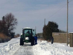 Anche le campagne sotto la neve