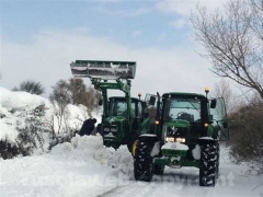 Anche le campagne sotto la neve