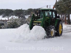 Anche le campagne sotto la neve