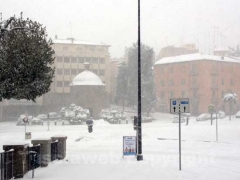 Ancora neve a Viterbo - 10 febbraio - ore 8,20