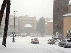 Ancora neve a Viterbo - 10 febbraio - ore 8,20