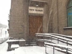 Ancora neve a Viterbo - 10 febbraio - ore 8,20