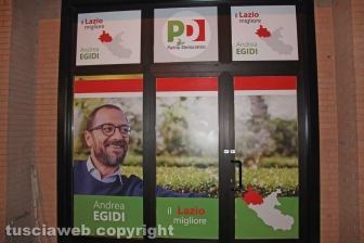 Andrea Egidi inaugura il comitato elettorale