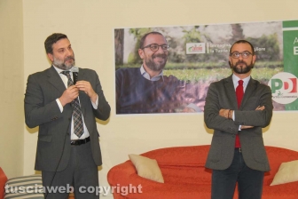 Andrea Egidi inaugura il comitato elettorale