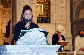 La messa del vescovo Andrea Ripa alla Quercia