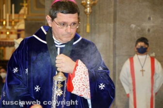 La messa del vescovo Andrea Ripa alla Quercia