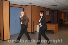 Angela Birindelli arriva in procuraAngela Birindelli arriva in procura