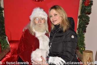 Anna Falchi al Caffeina Christmas Village