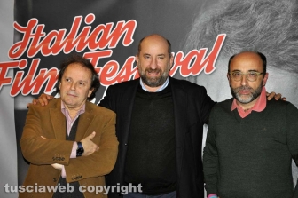 Italian Film Fest Berlin - Antonio Albanese con Enrico Magrelli e Mauro Morucci