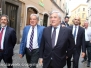 Antonio Tajani a spasso in città