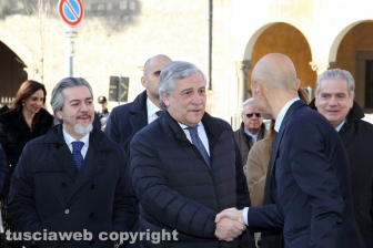 Antonio Tajani consegna le lauree all'Unitus