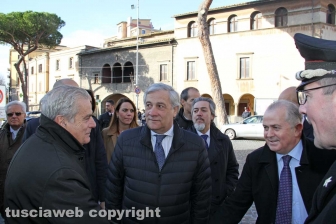 Antonio Tajani consegna le lauree all'Unitus