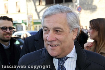 Antonio Tajani consegna le lauree all'Unitus