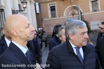 Antonio Tajani consegna le lauree all'Unitus