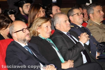 Antonio Tajani consegna le lauree all'Unitus