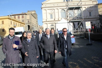 Antonio Tajani consegna le lauree all'Unitus