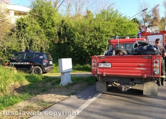 Montefiascone - Anziano trovato morto in casa - I vigili del fuoco