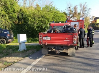 Montefiascone - Anziano trovato morto in casa - I vigili del fuoco