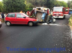 Ape contro auto