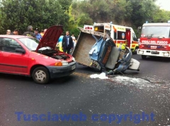 Ape contro auto