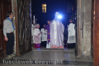 Viterbo - Aperta la porta santa del Giubileo