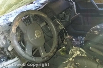 Corchiano - Apetto e auto in fiamme nella notte