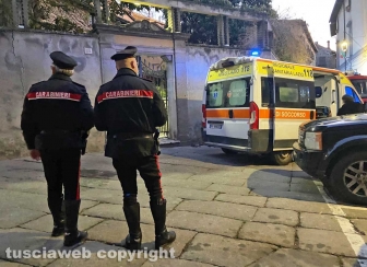 Appartamento in fiamme a via dei Pellegrini