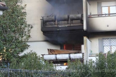 Incendio in appartamento a Capranica