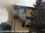 Appartamento in fiamme