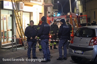 Viterbo - Appartamento in fiamme