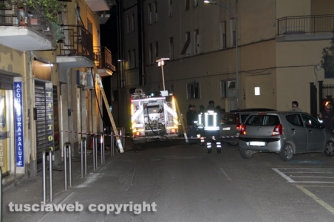 Viterbo - Appartamento in fiamme